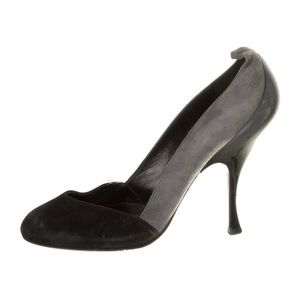 Miu Miu Suede Colorblock Heels